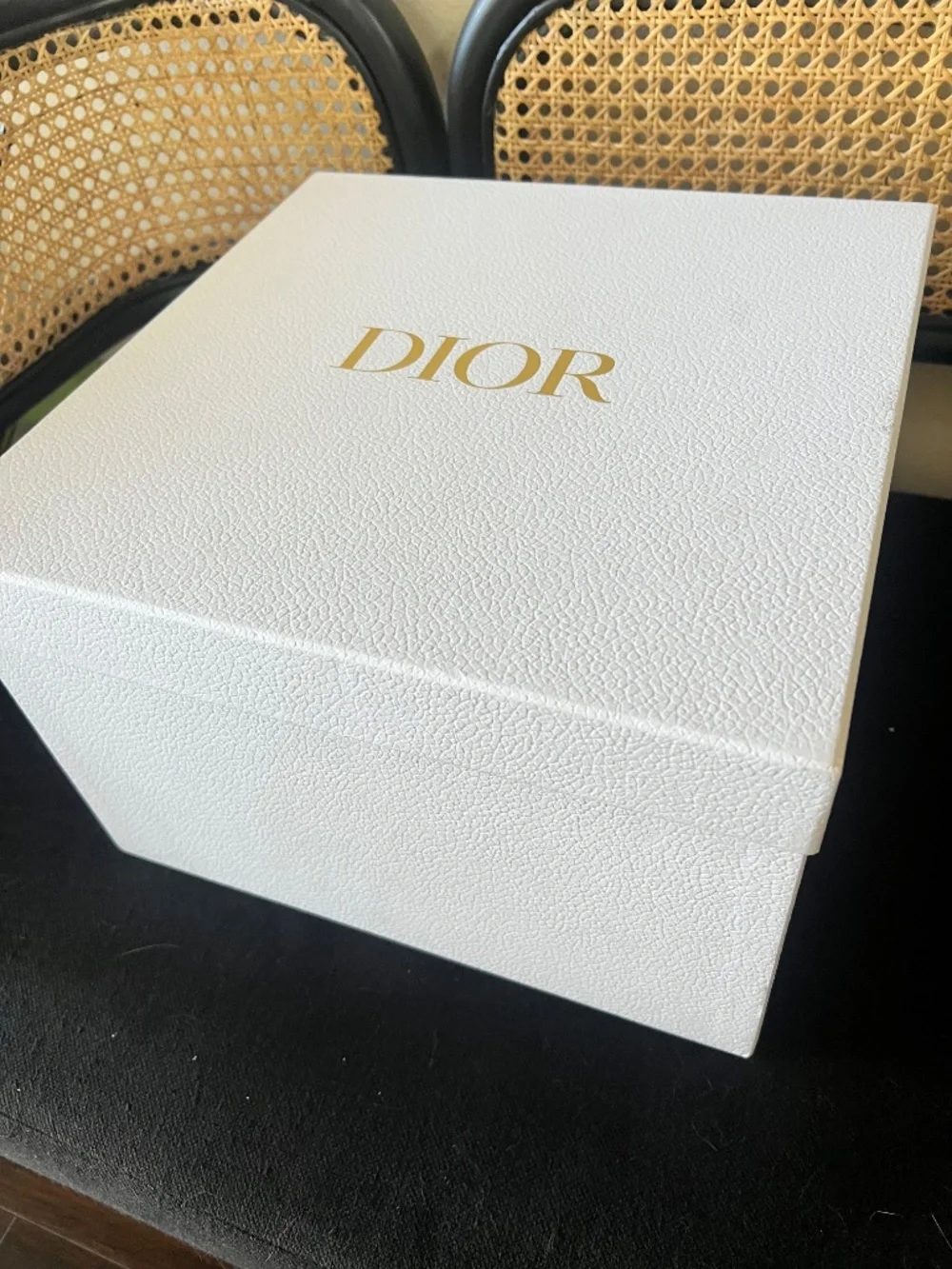 Medium Lady Dior Bag Black Ultramatte Cannage Calfskin